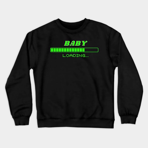 Baby loading Crewneck Sweatshirt by Weird Lines